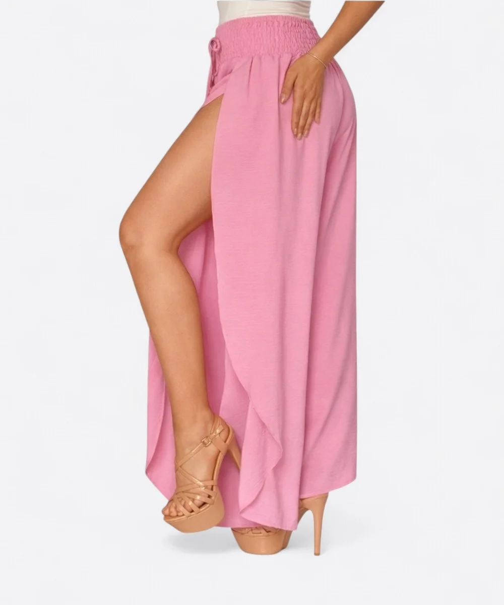 TEFITY - letní kalhoty - guava, velikost sedne od S do XL