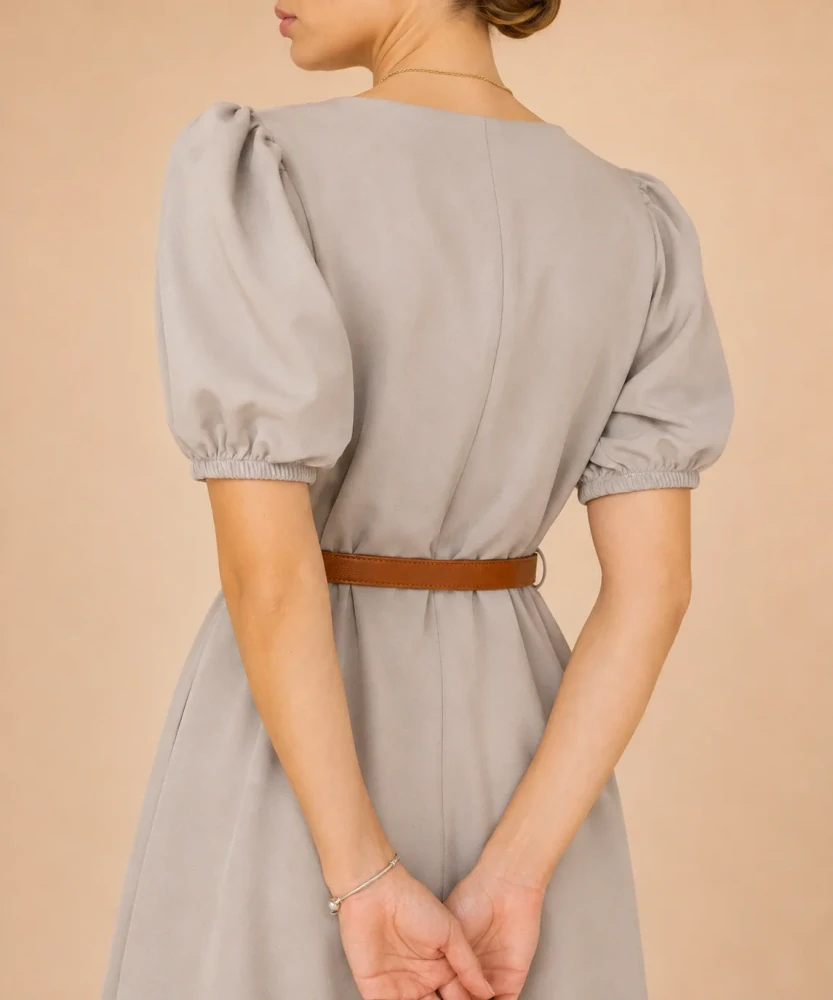 LIVIA - kožený pásek se zlatou sponou - karamel, UNI velikost (68-120 cm)