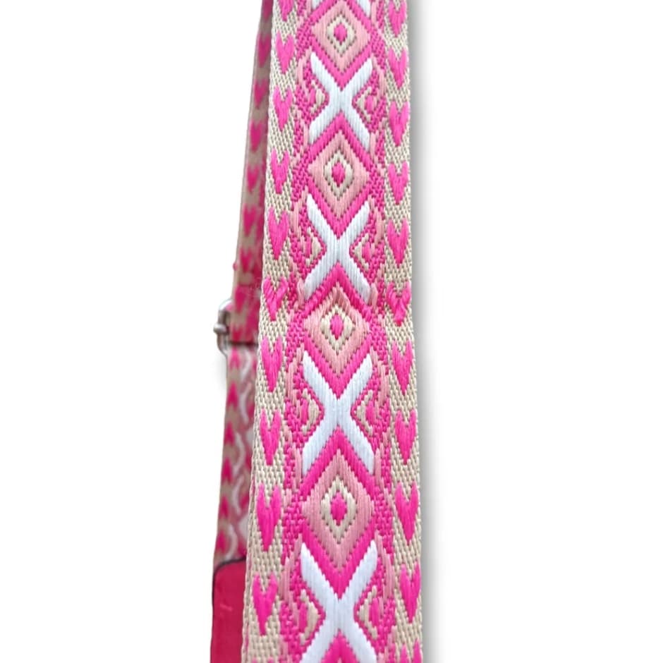 Bea - ledvina s klíčenkou a odepínací kapsičkou - MAGENTA