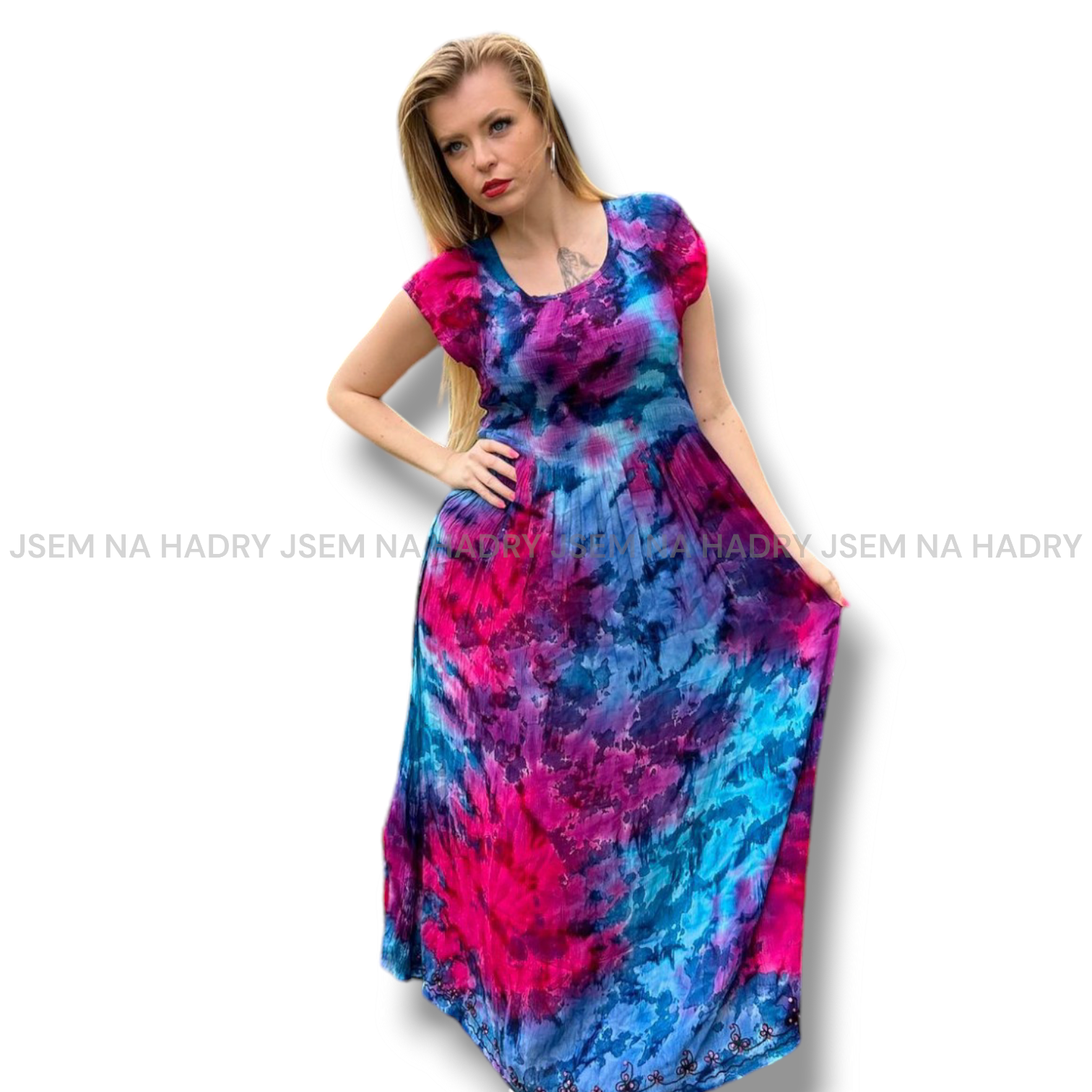 Boho šaty Rosaria, sedne od velikosti XS do XXL
