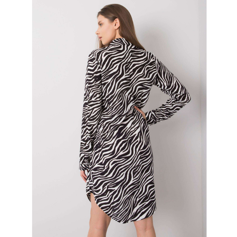 DEBORA - košilové šaty - zebra, velikost M (38)