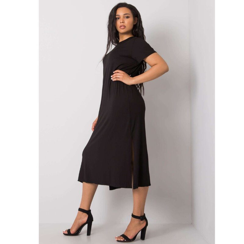 ANTONIA - černé PLUS SIZE šaty - velikosti od XL do XXXL