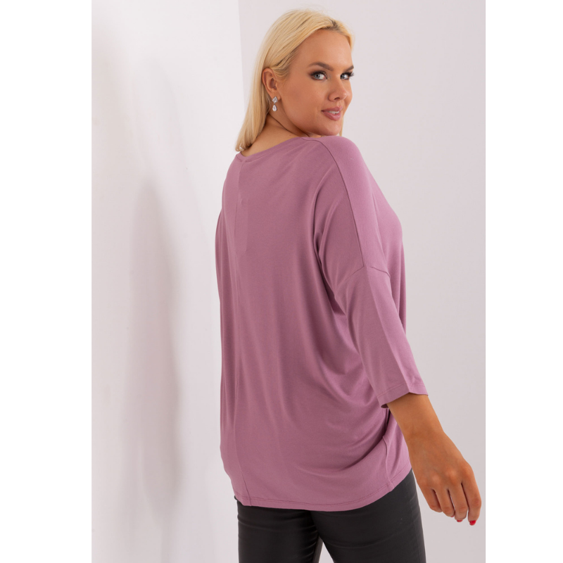 FRANCIS - PLUS SIZE tričko - lila