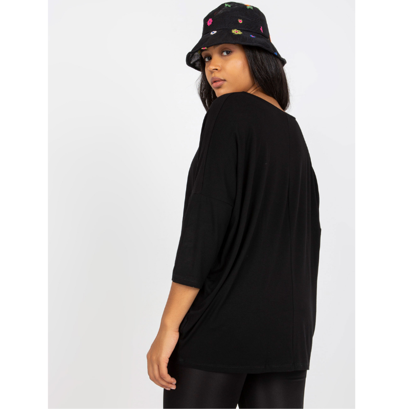 FRANCIS - PLUS SIZE tričko - černá
