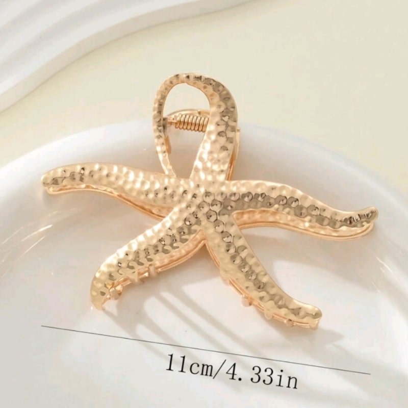CORAL - skřipec do vlasů ve tvaru mořské hvězdice