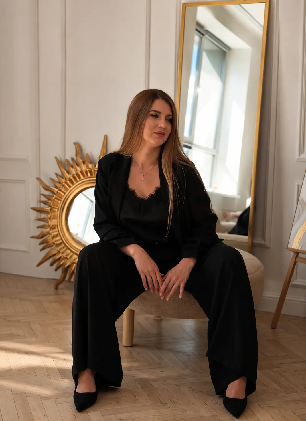 ESTELA - dámské sako - černá, sedne od S do L