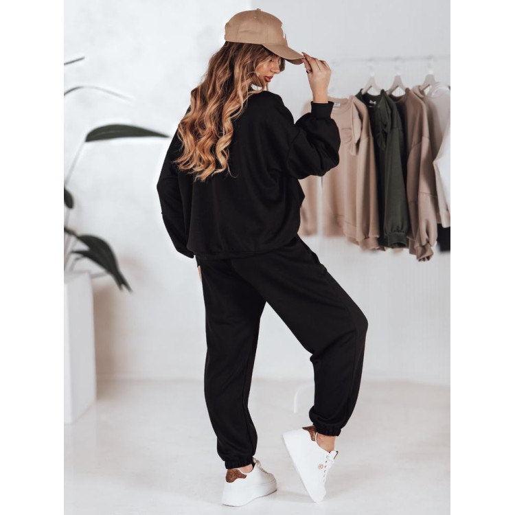PERFECT - oversize tepláková souprava - černá, velikost sedne od S do XL