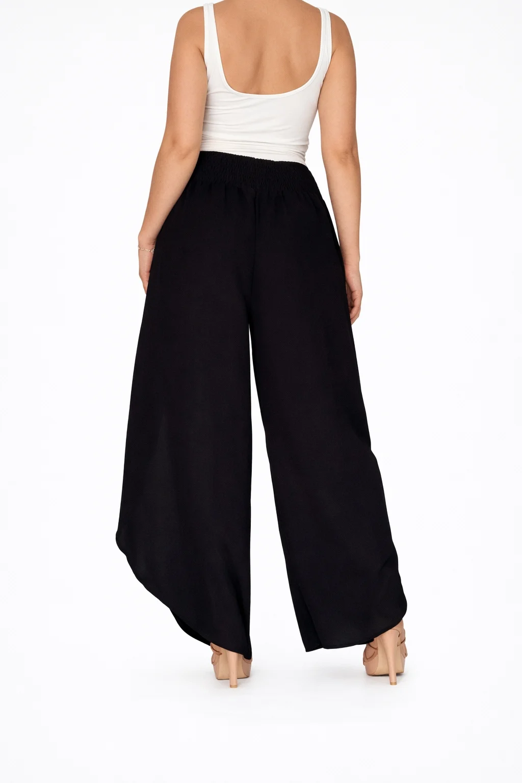 TEFITY - letní kalhoty - černá třešeň, velikost sedne od S do XL