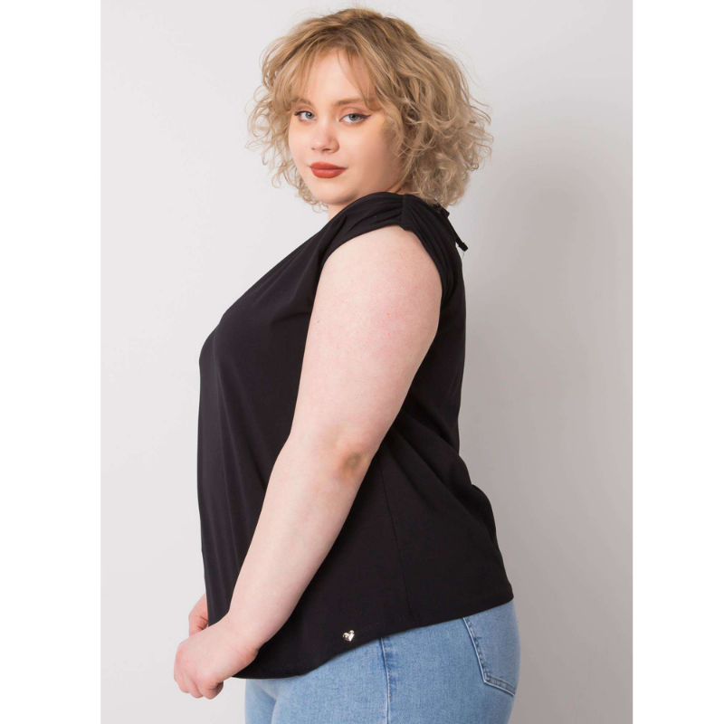 PENNY - černé PLUS SIZE tričko, velikost XL (42)