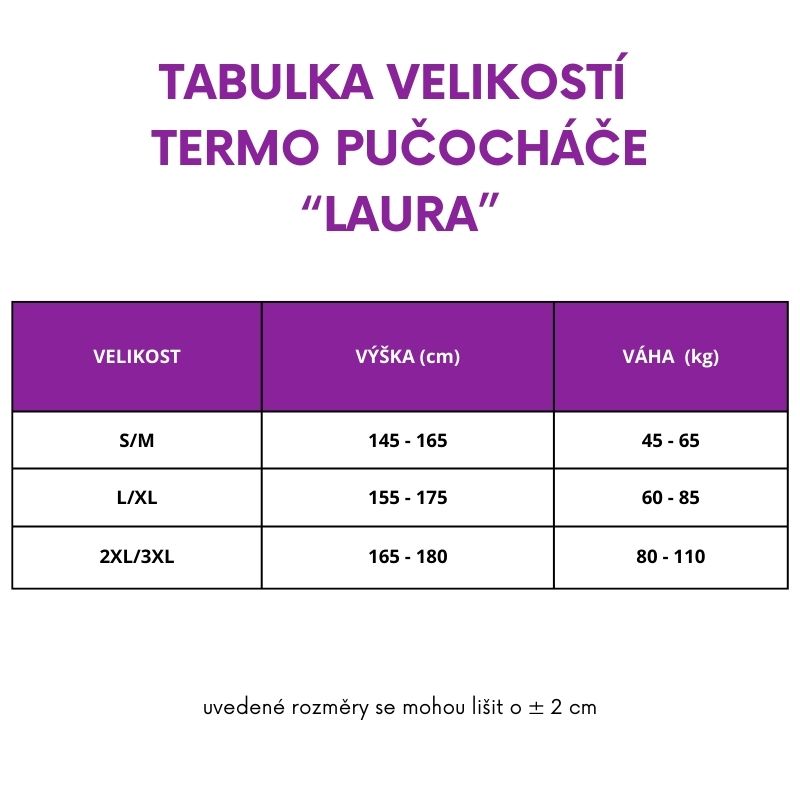 Laura - dámské černé TERMO punčocháče, velikost 2XL/3XL