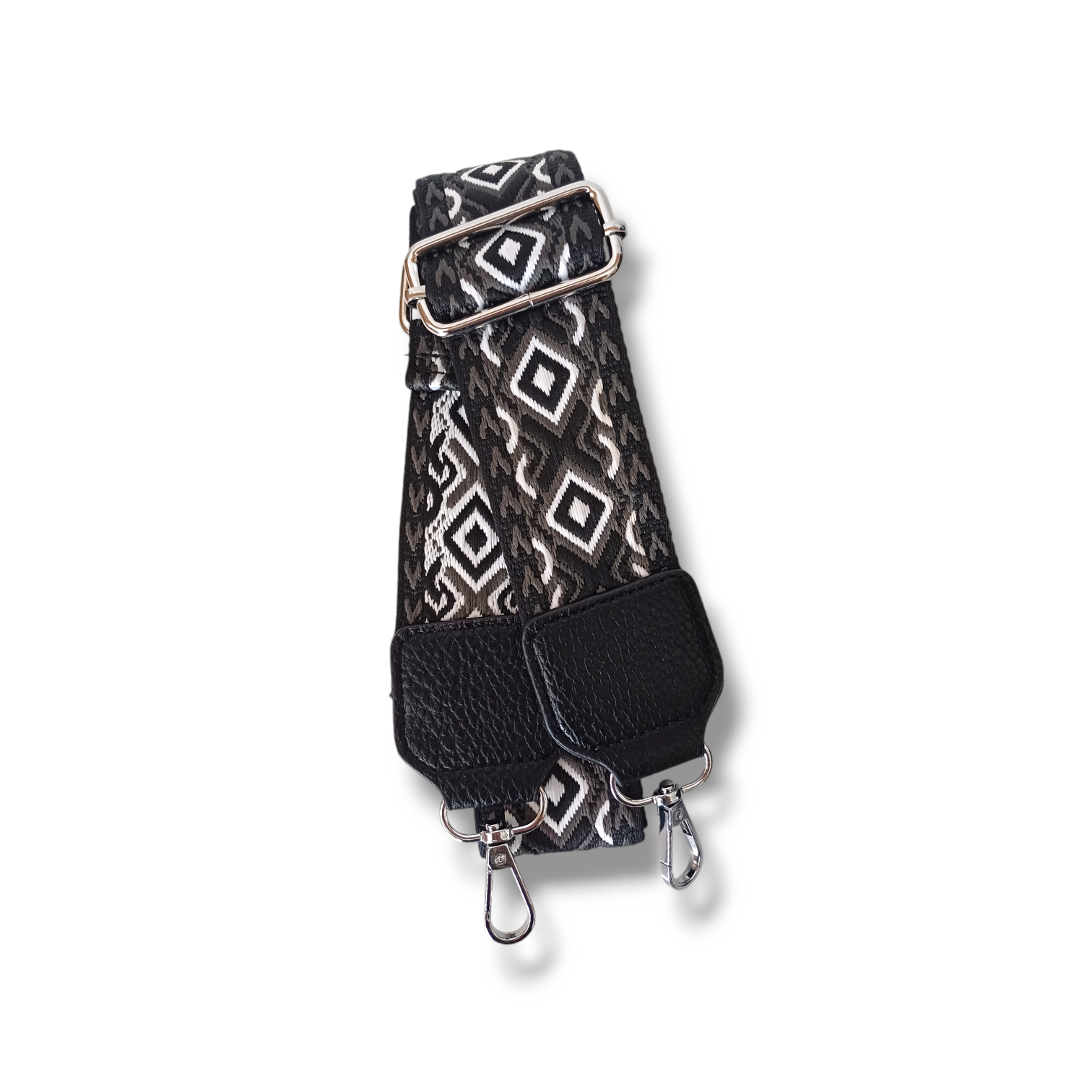 Camaya - crossbody ledvinka s barevným popruhem - black