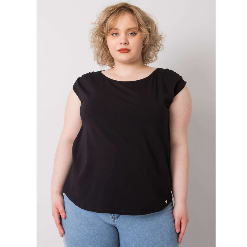 PENNY - černé PLUS SIZE tričko, velikost XL (42)