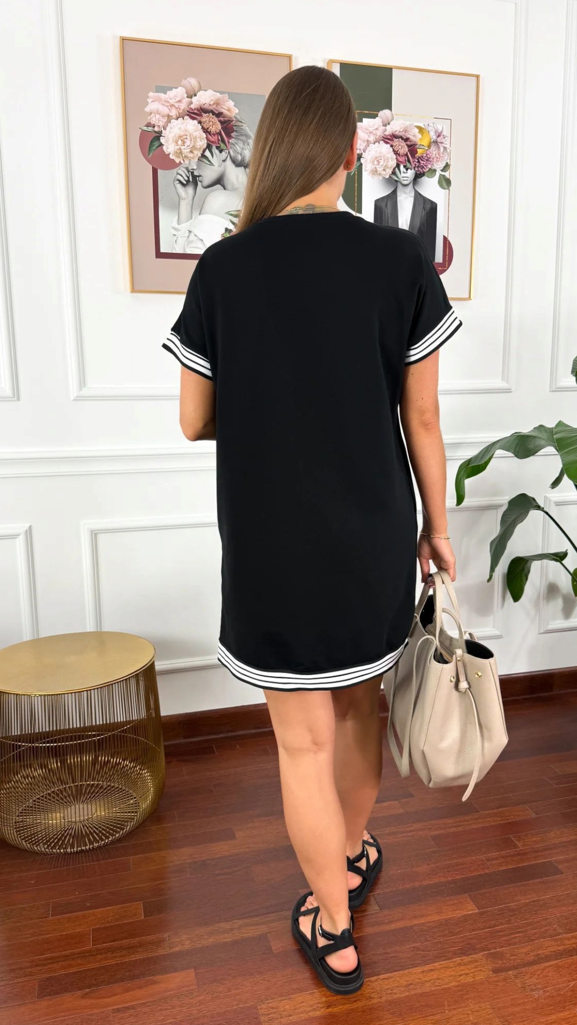 NORA - šaty, černá, sednou od S do XL