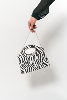 ZEBRA - kabelka bílá